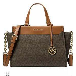 MICHAEL Michael Kors Graham Monogram Medium Satchel Bag